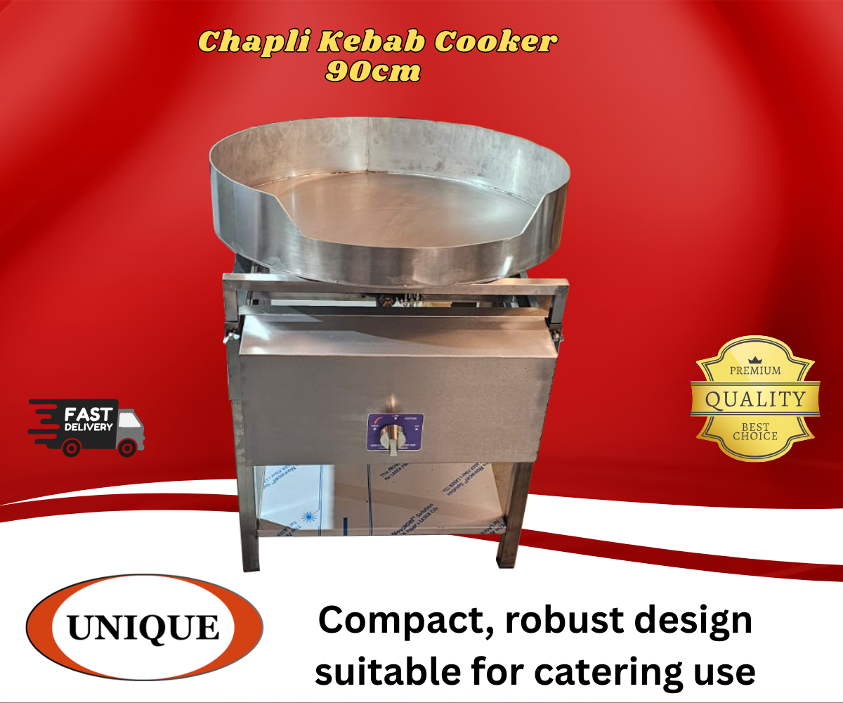 Commercial Chapli / Chapal Kebab Cooker – 32 Jet Gas Burner – Heavy Duty