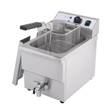 Deep Fat Fryer 8 Ltr Single Tank & Tap
