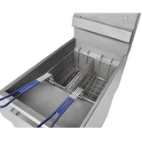 4 Burner Gas Fryer Free Standing Fryer