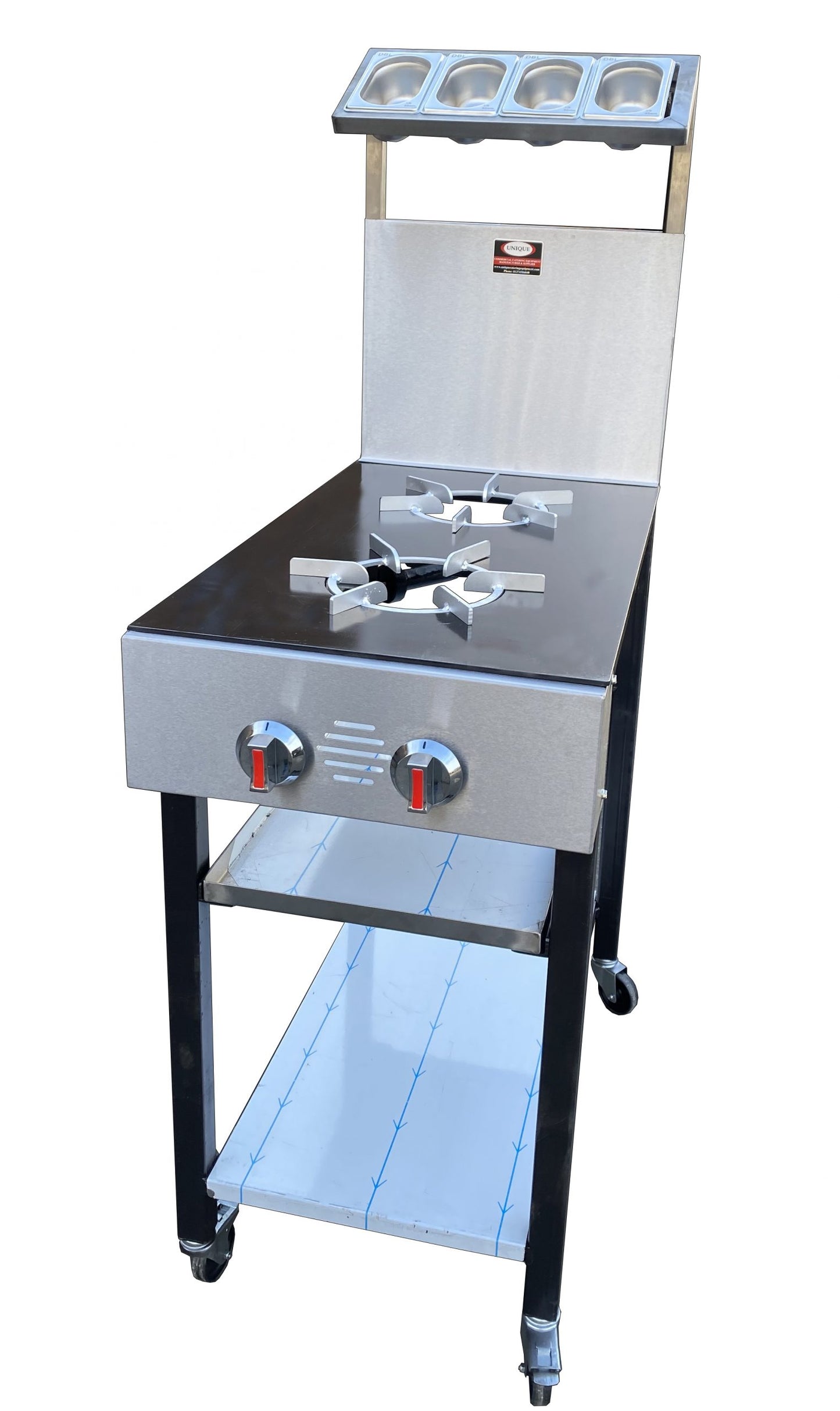 2 Burner Commercial Gas Cooker