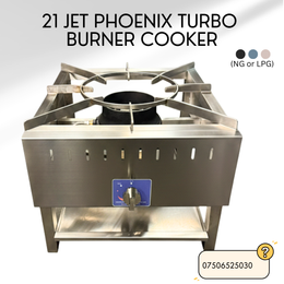 21 JET BURNER STOCKPOT COOKER FOR COMMERCIAL CATERING USE MULTI JET BURNER
