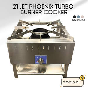 21 JET BURNER STOCKPOT COOKER FOR COMMERCIAL CATERING USE MULTI JET BURNER