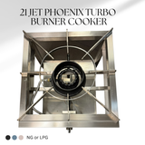 21 JET BURNER STOCKPOT COOKER FOR COMMERCIAL CATERING USE MULTI JET BURNER