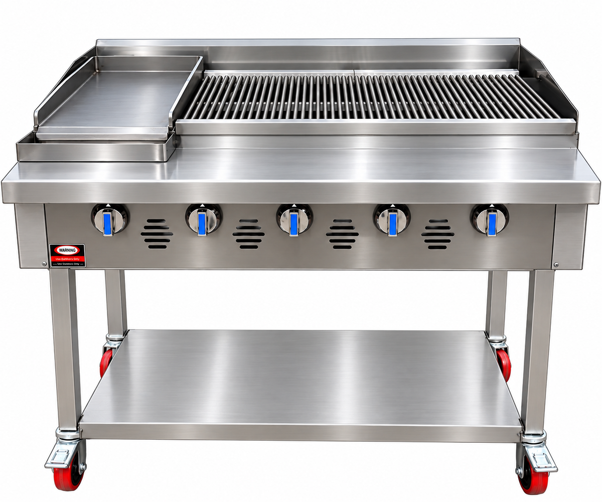 Commercial Lava Rock Gas Grills