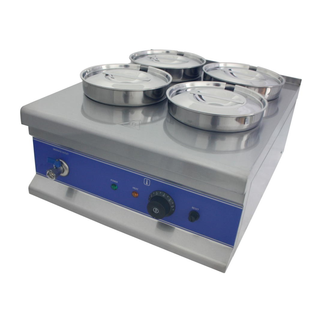 291003 - Hamoki Bain Marie 4 Pots 4x4L