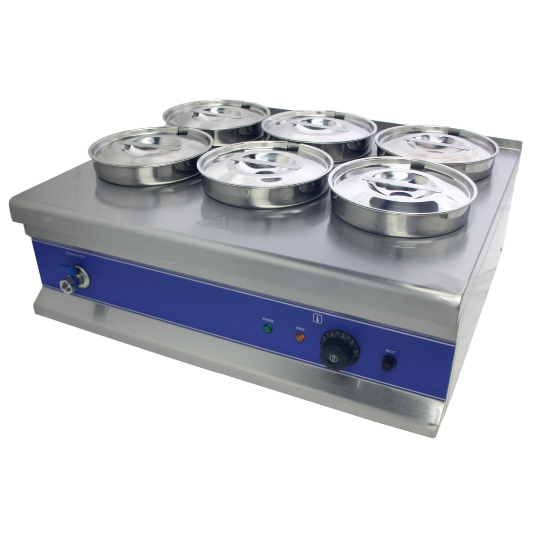 Bain Marie 6 Pots 6x4L