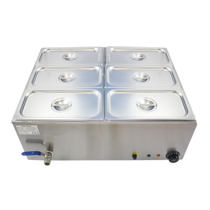Bain Marie GN 1/3 x 6" x 6 Pot