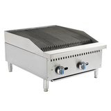24" COUNTERTOP GAS CHARGRILL WITH FLAME FLOUR AND IGNITION