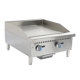 60cm WIDE COUNTERTOP GAS GRIDDLE-CHROMED PLATE, SAFETY DEVICE & IGNITION