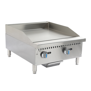 60cm WIDE COUNTERTOP GAS GRIDDLE-CHROMED PLATE, SAFETY DEVICE & IGNITION