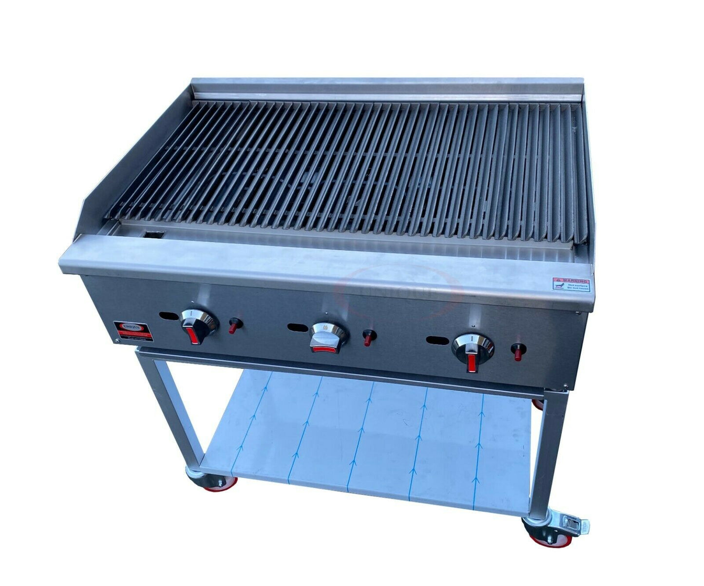 3 CONTROL GAS BBQ GRILL / CHARBROILER