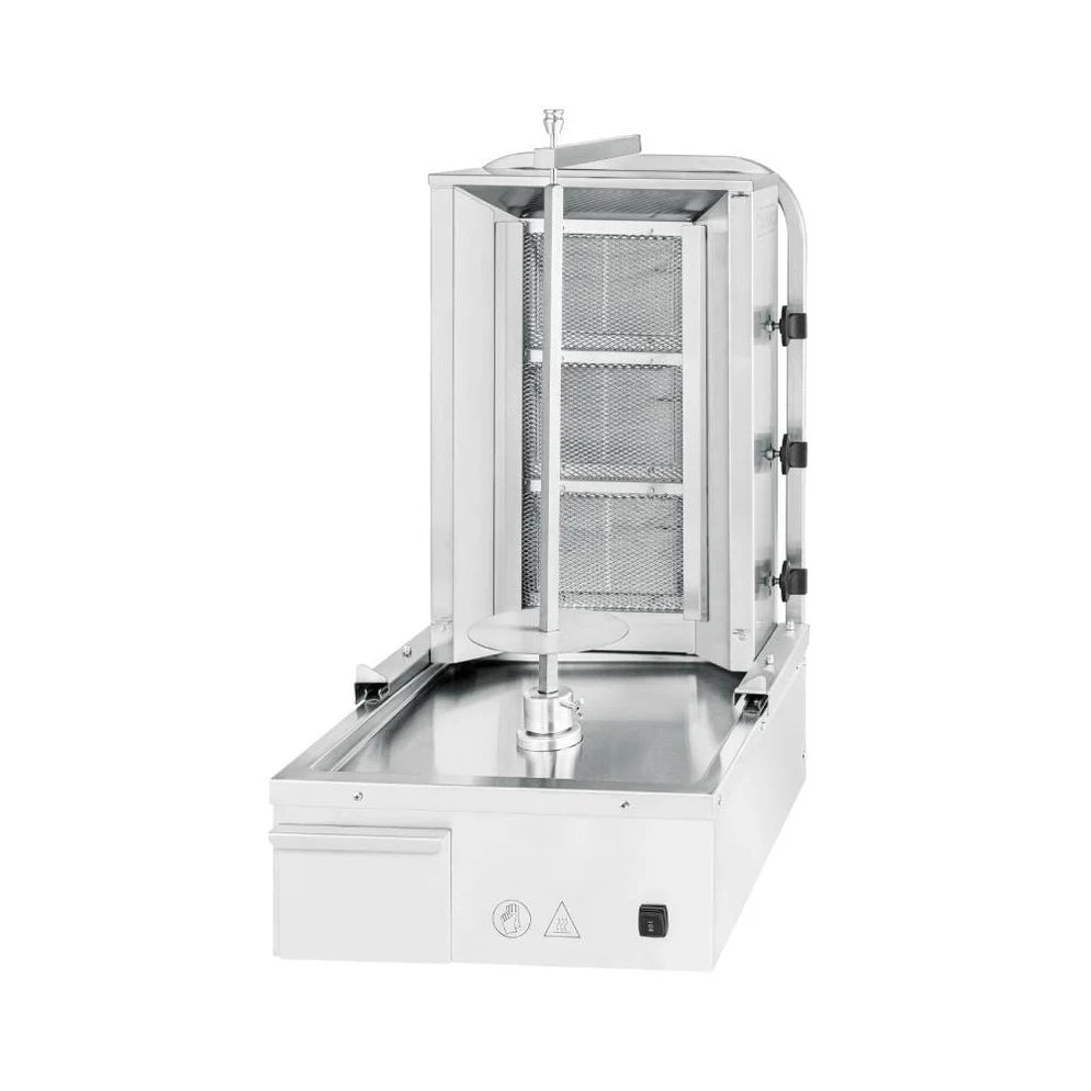 Doner Kebab Machine GYROS/GRILL - 3 Burner - Natural Gas or LPG - Short - 500x650x900mm - DMG3B