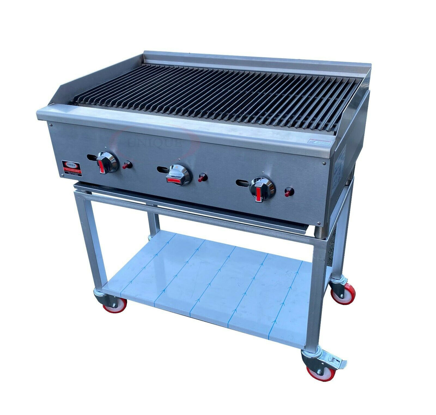 3 CONTROL GAS BBQ GRILL / CHARBROILER