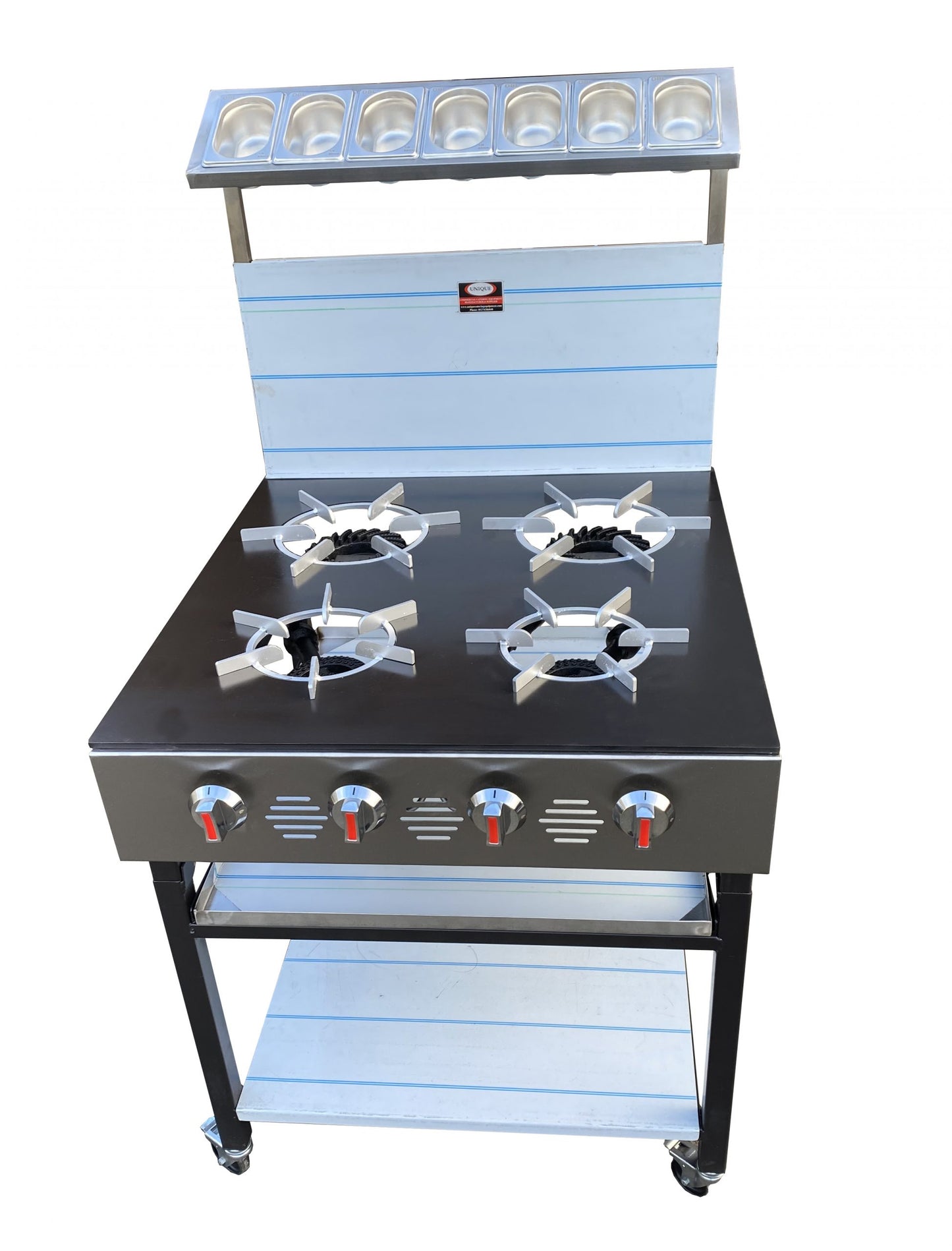 4 Burner Commercial Gas Cooker