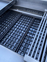 4 BURNER, COMMERCIAL GAS CHARCOAL GRILL