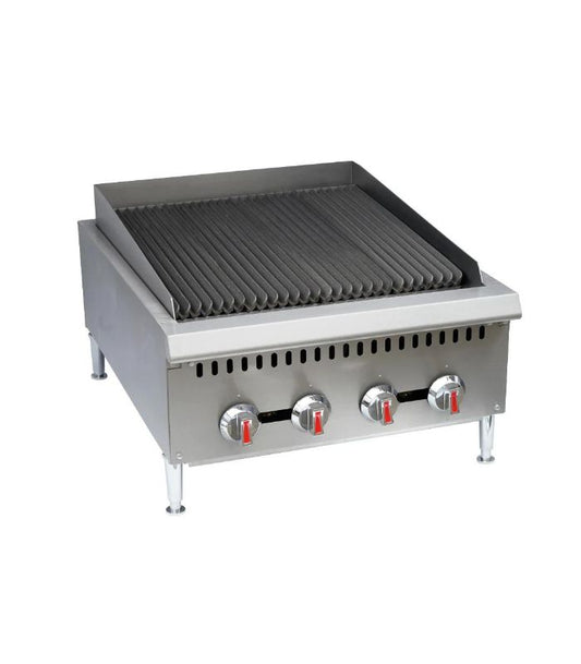 Heavy Duty Gas Radiant Charbroiler 4 Control