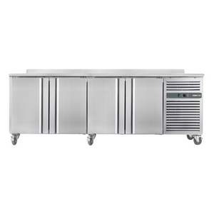 221026 - 4 Door Refrigerated Counter with Backsplash - 467 L (SNACK4200TN)