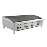 48" COUNTERTOP GAS CHARGRILL WITH FLAME FLAIOUR AND IGNITION