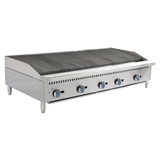 60" COUNTERTOP GAS CHARGRILL WITH FLAME FLAIOUR AND IGNITION