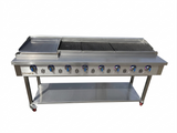 8 Burner gas char grill charcoal grill heavy duty Commercial Use