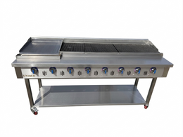 8 Burner gas char grill charcoal grill heavy duty Commercial Use