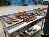 8 Burner gas char grill charcoal grill heavy duty Commercial Use