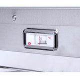 Countertop Food Warmer Display Cabinet – 3 Tray Stainless Steel Commercial Hot Food Warmer 240V