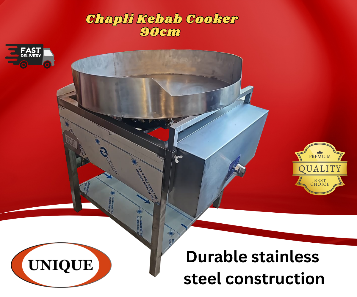 Commercial Chapli / Chapal Kebab Cooker – 32 Jet Gas Burner – Heavy Duty