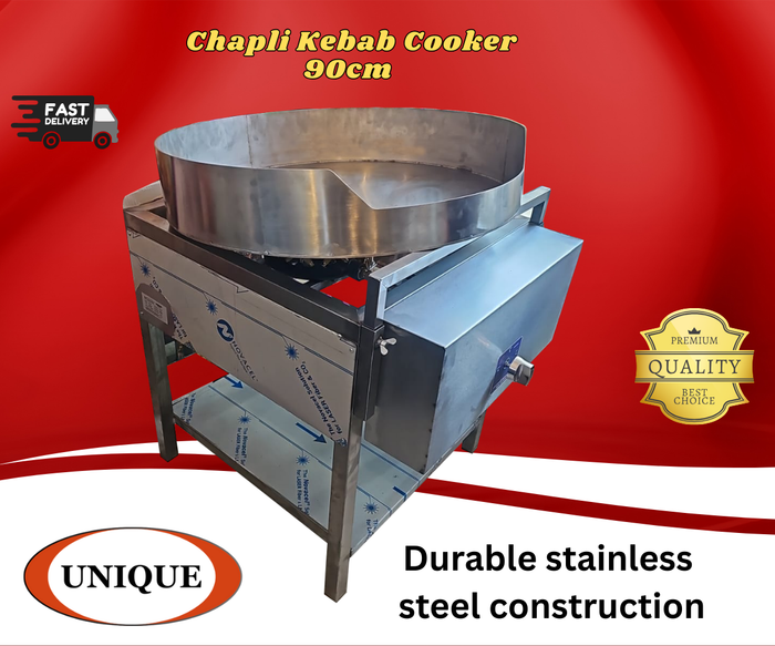 Commercial Chapli / Chapal Kebab Cooker – 32 Jet Gas Burner – Heavy Duty