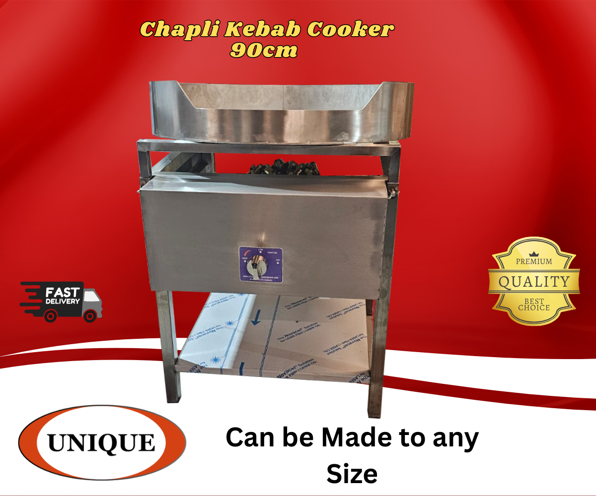 Commercial Chapli / Chapal Kebab Cooker – 32 Jet Gas Burner – Heavy Duty