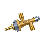 Commercial Gas Valve 1/4" Inlet & Outlet with M8 Thermocouple Connection