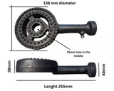 Commercial Cast Iron Indian Cooker Burner -NG LPG