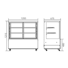 Commercial Cake Display Fridge & Counters - HA-1200Z
