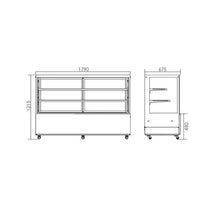 Commercial Cake Display Fridge & Counters - HA-1800Z