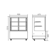 Commercial Cake Display Fridge & Counters - HA-900Z