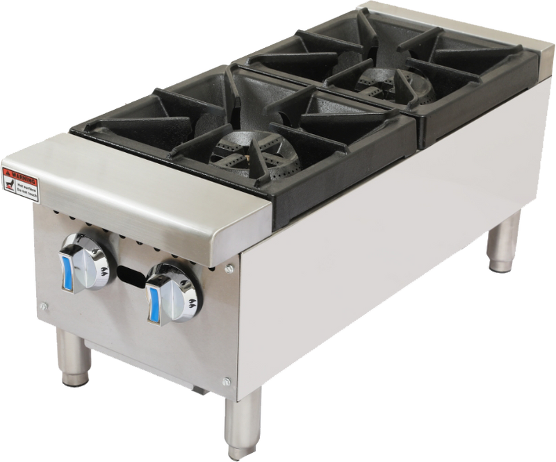 2 BURNER COMMERCIAL GAS STOCK POT COOKER