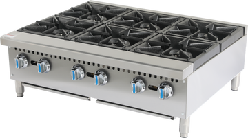 6 BURNER COMMERCIAL GAS STOCK POT COOKER