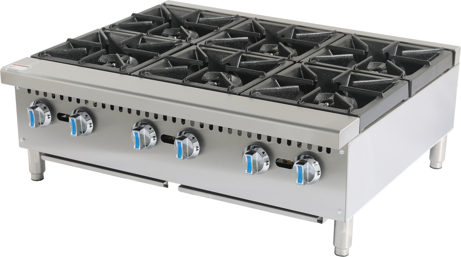 6 BURNER COMMERCIAL GAS STOCK POT COOKER