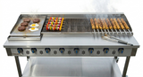 8 Burner gas char grill charcoal grill heavy duty Commercial Use