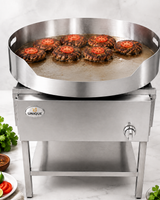 Commercial Chapli / Chapal Kebab Cooker – 32 Jet Gas Burner – Heavy Duty