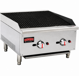 Gas Countertop Charbroiler - Dual Control