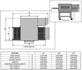 32" Conveyor Pizza Oven Digital Control Panel