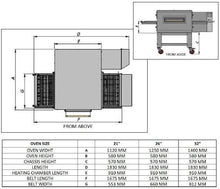 32" Conveyor Pizza Oven Digital Control Panel