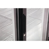 ELITE Double Sliding Door Bar Fridge