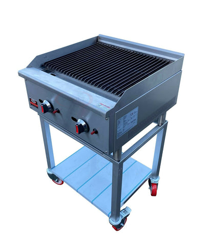 2 BURNER COMMERCIAL GAS BBQ GRILL / CHARBROILER