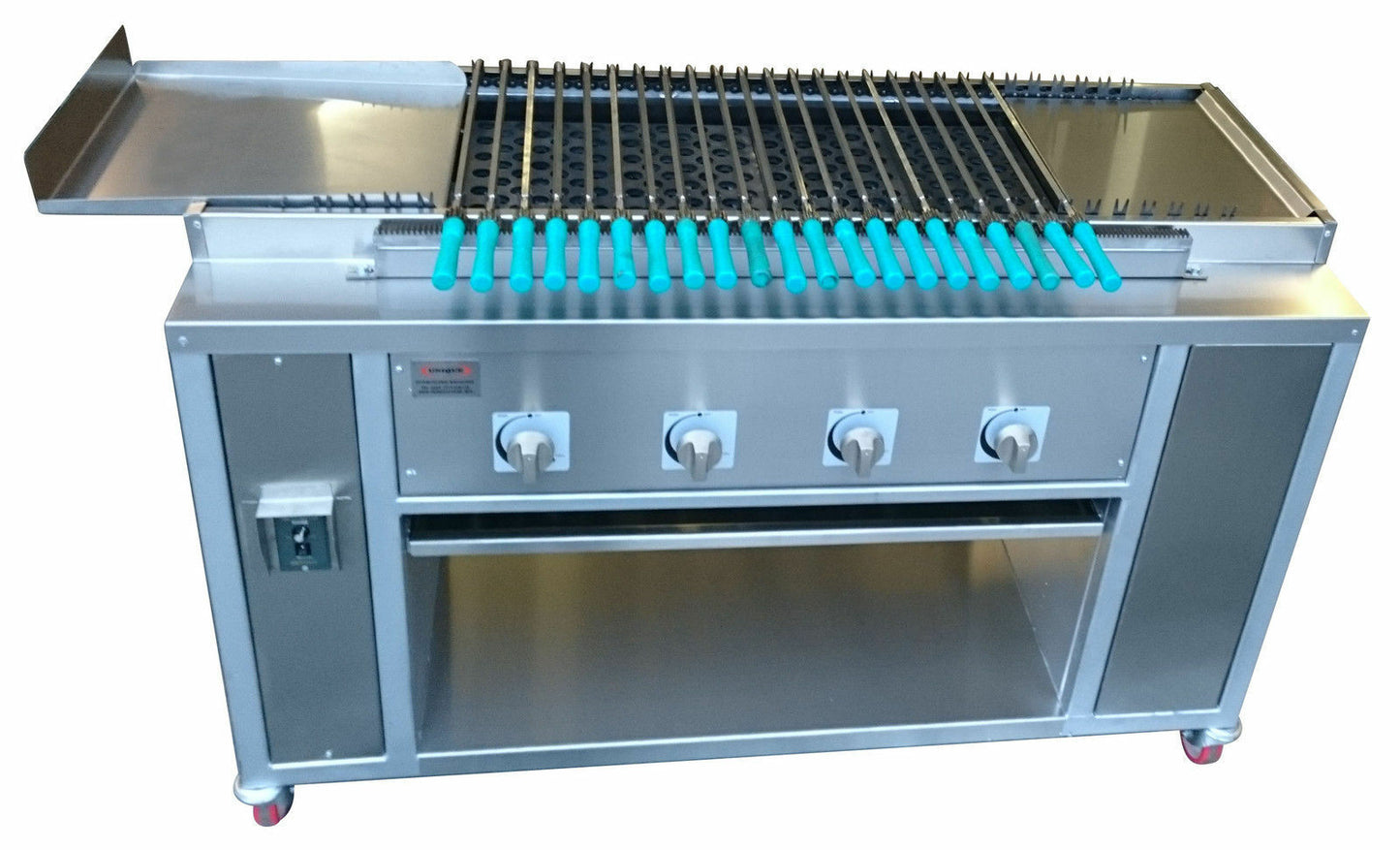 AUTOMATIC ROTATING SEEKH KEBAB CONVEYOR CHARCOAL GRILL ORIGINAL