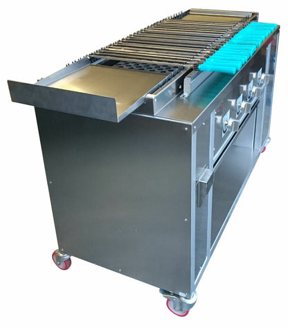 AUTOMATIC ROTATING SEEKH KEBAB CONVEYOR CHARCOAL GRILL ORIGINAL