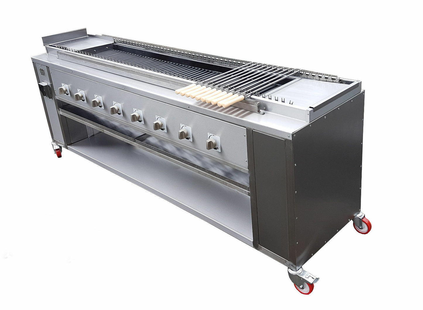 AUTOMATIC ROTATING SEEKH KEBAB CONVEYOR CHARCOAL GRILL ORIGINAL