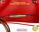 900mm Thermocouple with Locking Nut for Tandoor Clay Oven Shaan Shahi Tandoori