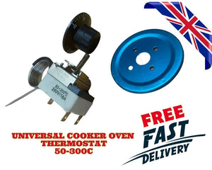Universal Oven Cooker Thermostat 50-300°C Long Capillary Unit Replacement
